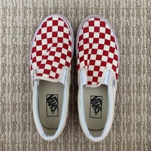 Checkered Slip Ons